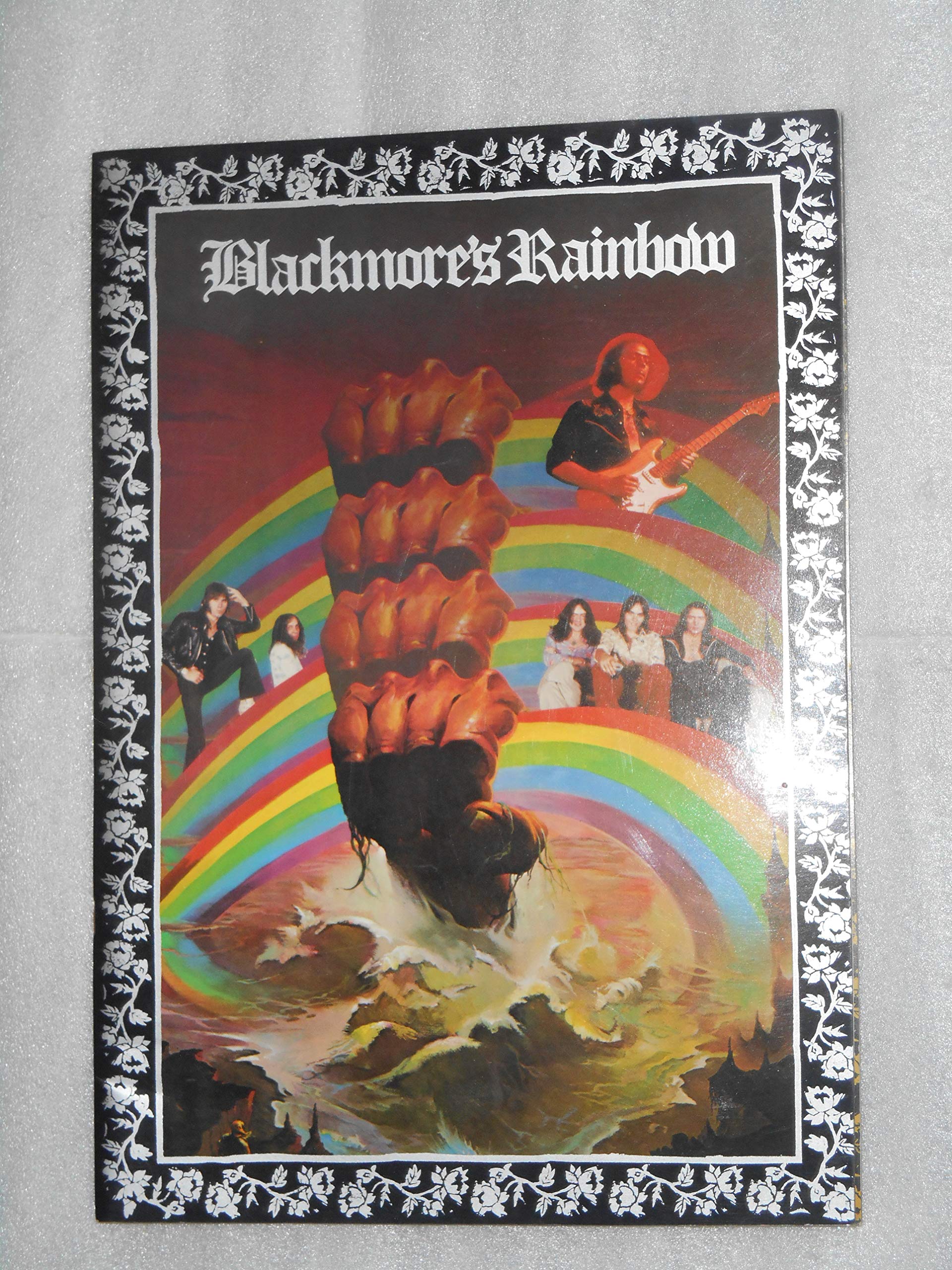 美品 ブラックモアズ レインボー LPレコード+来日公演パンフレット 1976年 美品 ブラックモアズ レインボー LPレコード+来日公演
